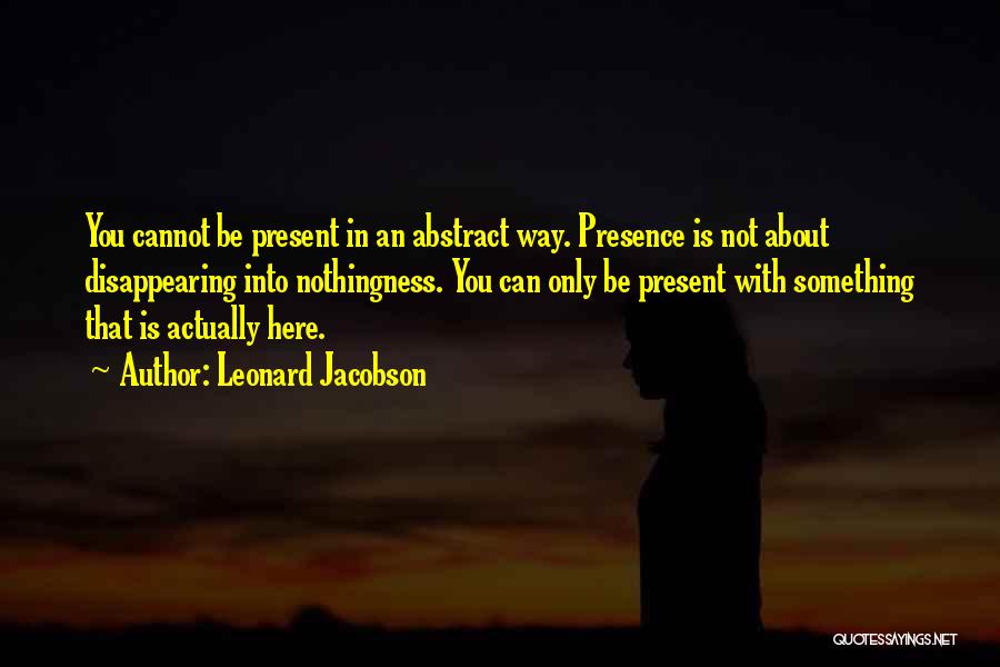 Leonard Jacobson Quotes 1304940