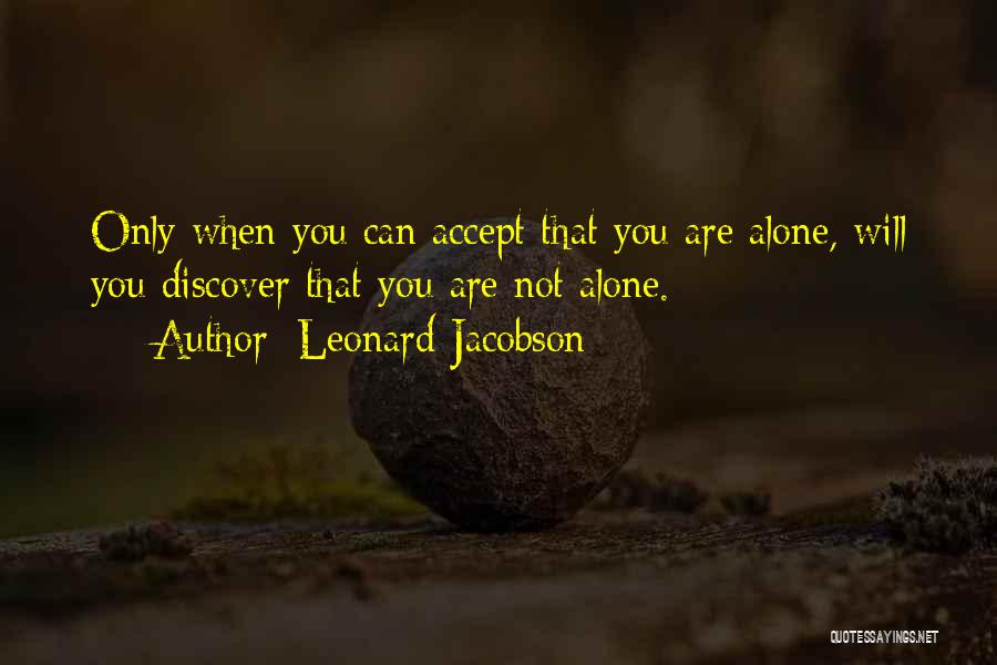 Leonard Jacobson Quotes 604676