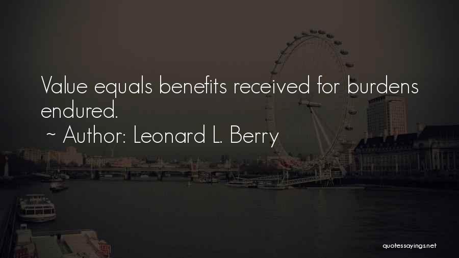 Leonard L. Berry Quotes 158069
