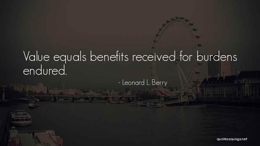 Leonard L. Berry Quotes 158069 Leonard L. Berry Quotes 158069