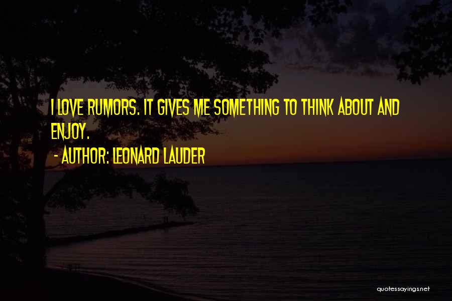 Leonard Lauder Quotes 300547