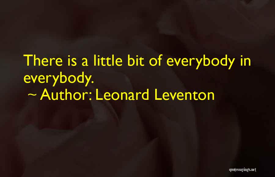 Leonard Leventon Quotes 1188750
