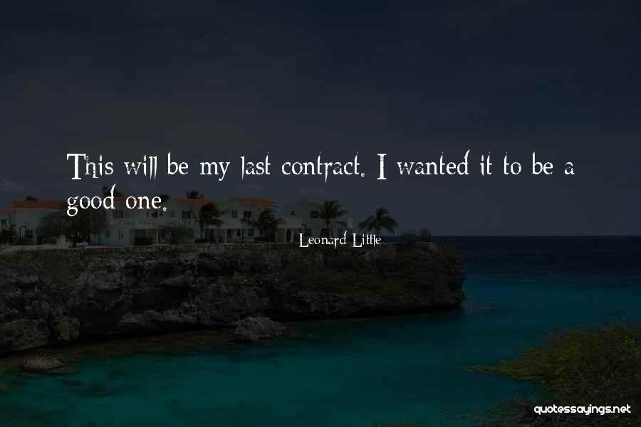 Leonard Little Quotes 1247612 Leonard Little Quotes 1247612