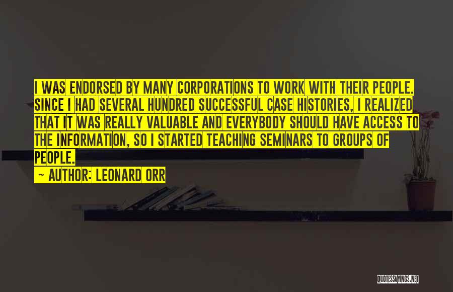 Leonard Orr Quotes 1583406