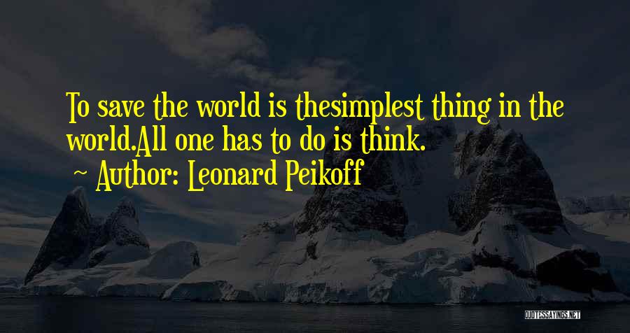 Leonard Peikoff Quotes 1905945