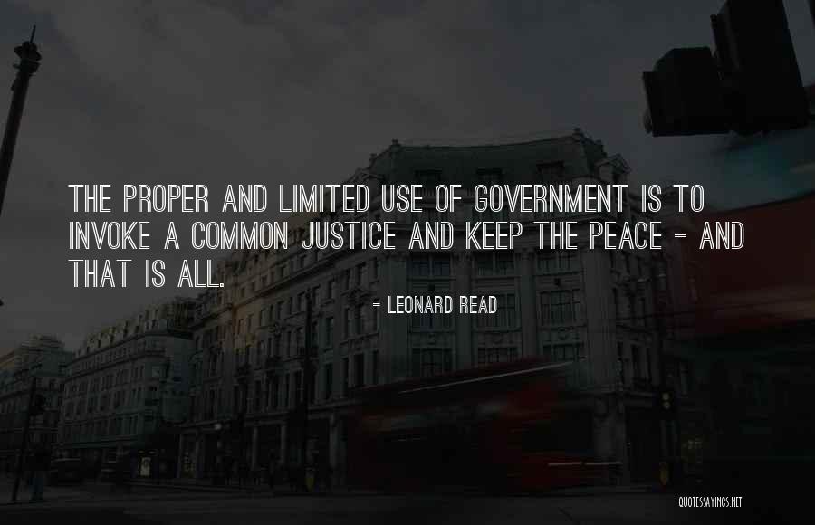 Leonard Read Quotes 305740 Leonard Read Quotes 305740