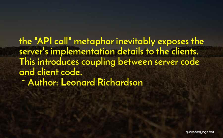 Leonard Richardson Quotes 1120748