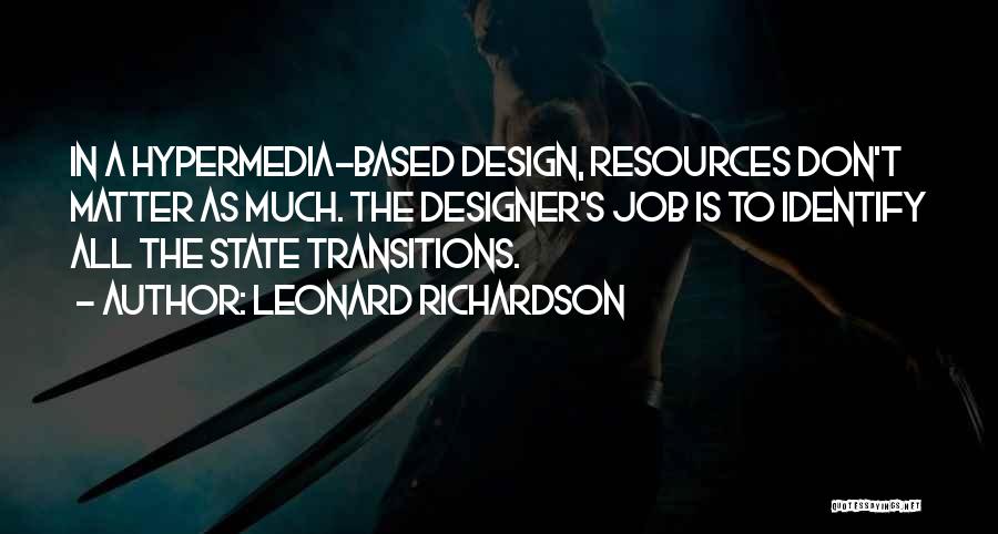 Leonard Richardson Quotes 278697