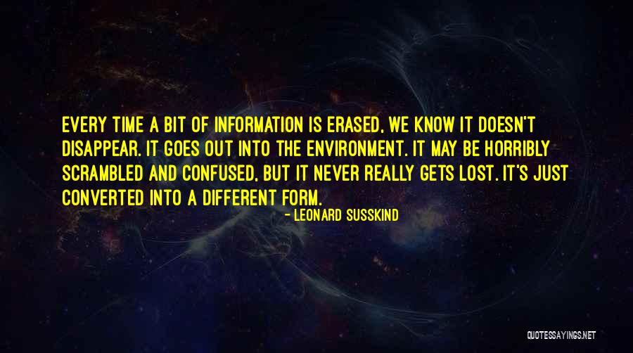 Leonard Susskind Quotes 937465