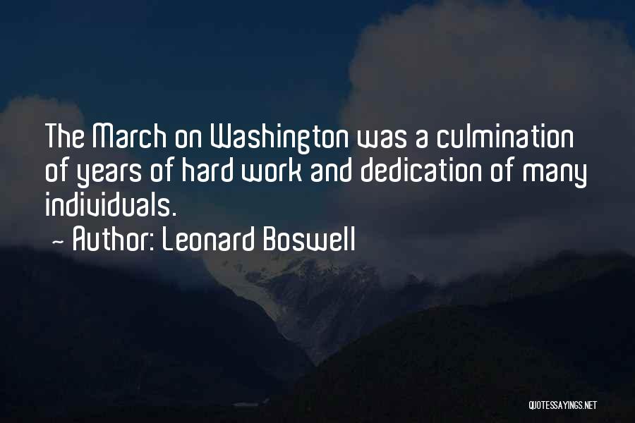 Leonard Washington Quotes By Leonard Boswell