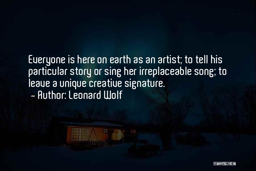 Leonard Wolf Quotes 775648