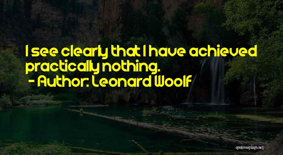 Leonard Woolf Quotes 1597665