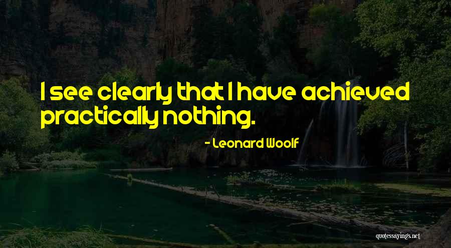 Leonard Woolf Quotes 1597665