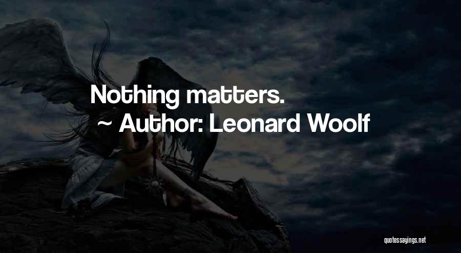 Leonard Woolf Quotes 831104