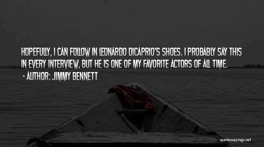 Leonardo's Quotes By Jimmy Bennett
