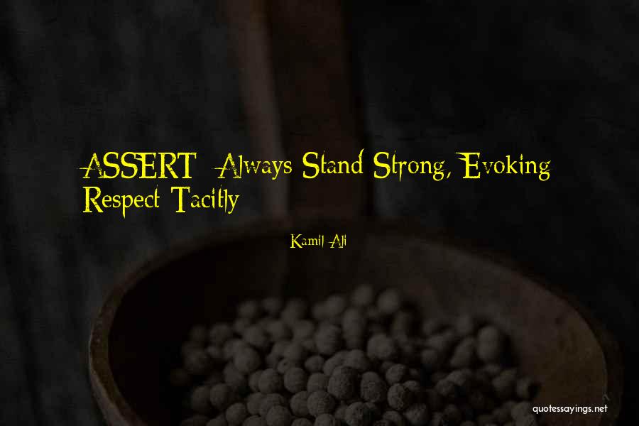 Leongs Springfield Quotes By Kamil Ali