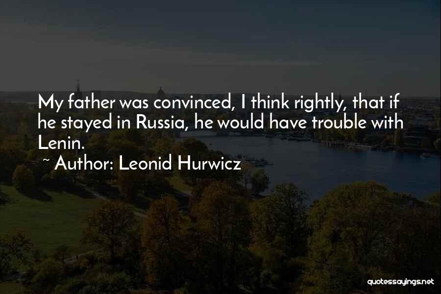 Leonid Hurwicz Quotes 830683