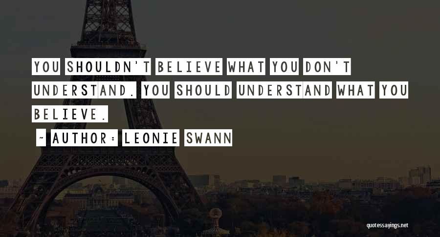 Leonie Swann Quotes 951736