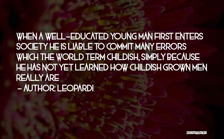 Leopardi Quotes 1756341