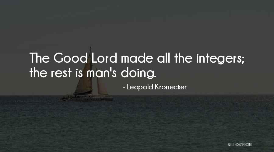 Leopold Kronecker Quotes 526947