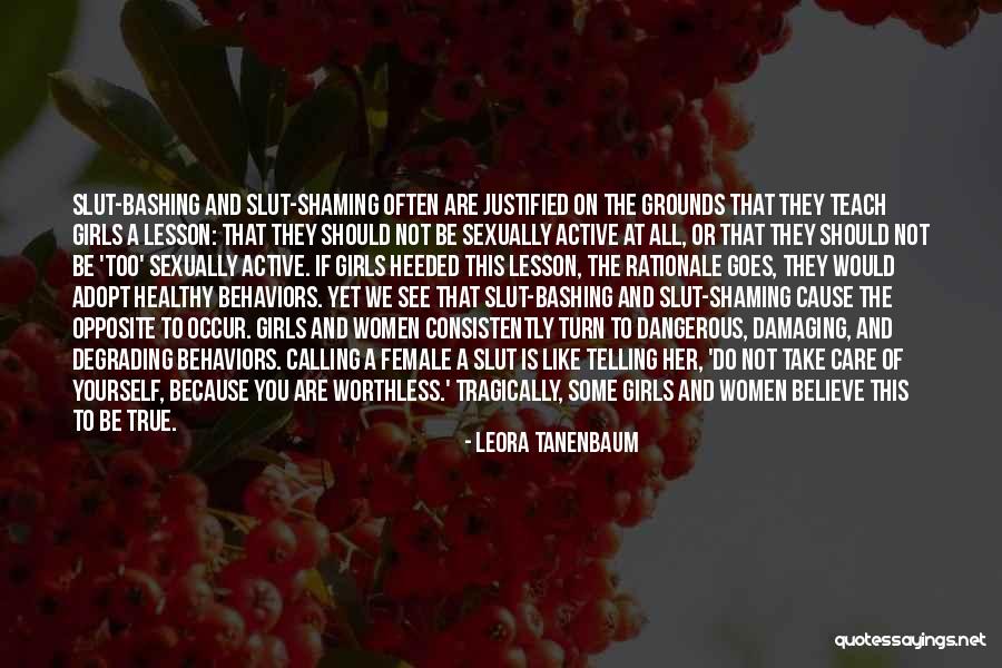 Leora Tanenbaum Quotes 2270120