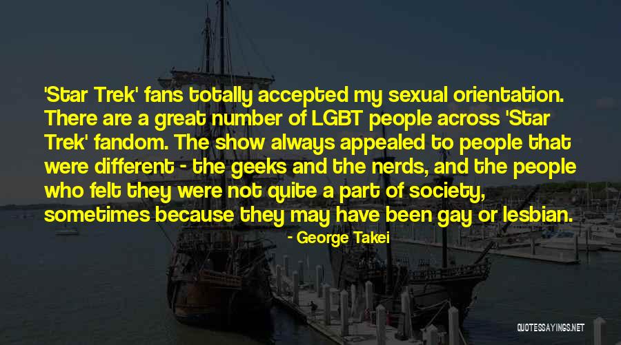 Lesbian Quotes By George Takei