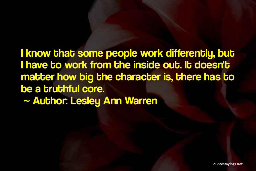 Lesley Ann Warren Quotes 908477