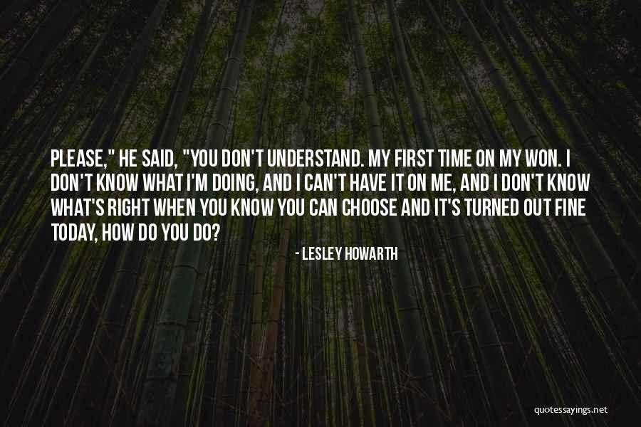 Lesley Howarth Quotes 1972054 Lesley Howarth Quotes 1972054