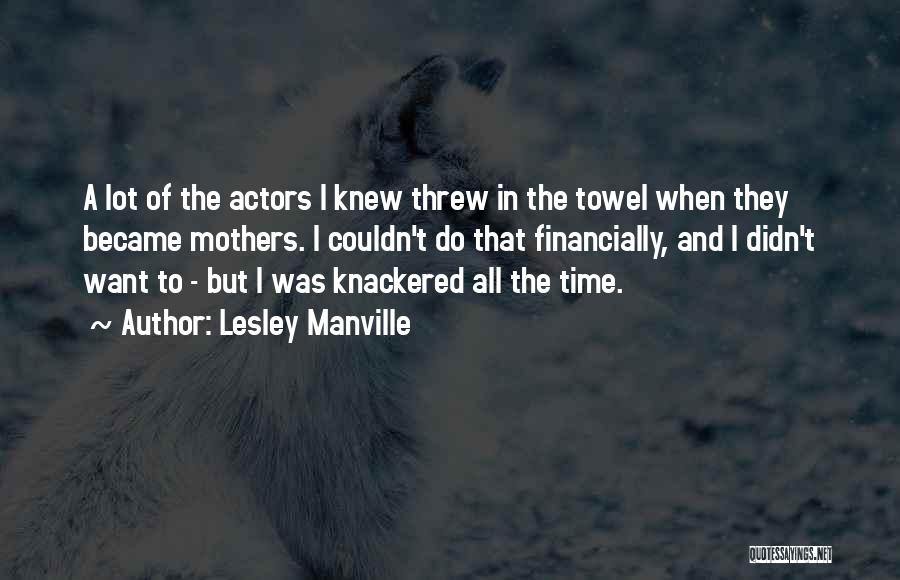 Lesley Manville Quotes 1487775