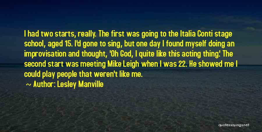 Lesley Manville Quotes 1664988