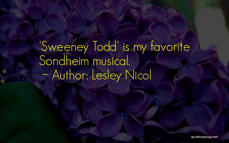 Lesley Nicol Quotes 1323743