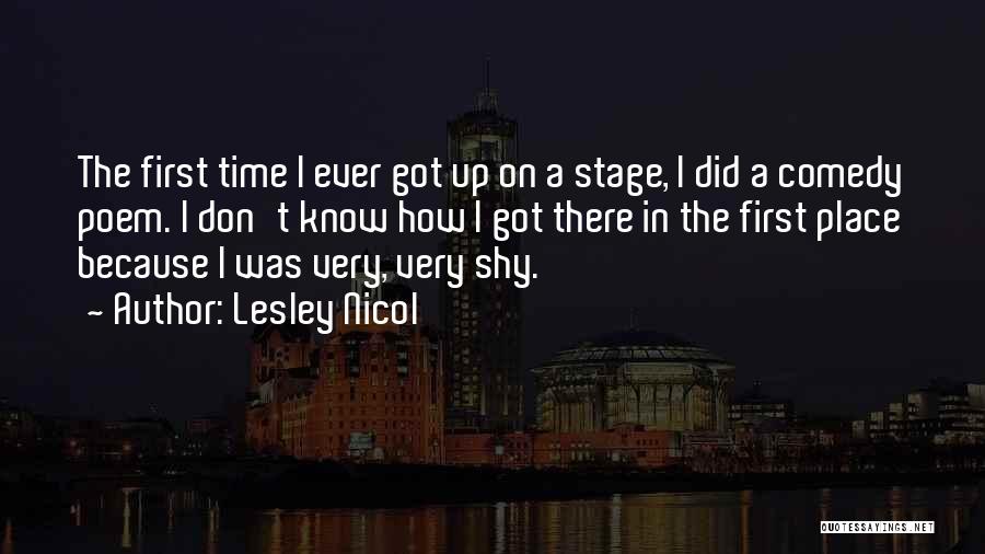 Lesley Nicol Quotes 262320