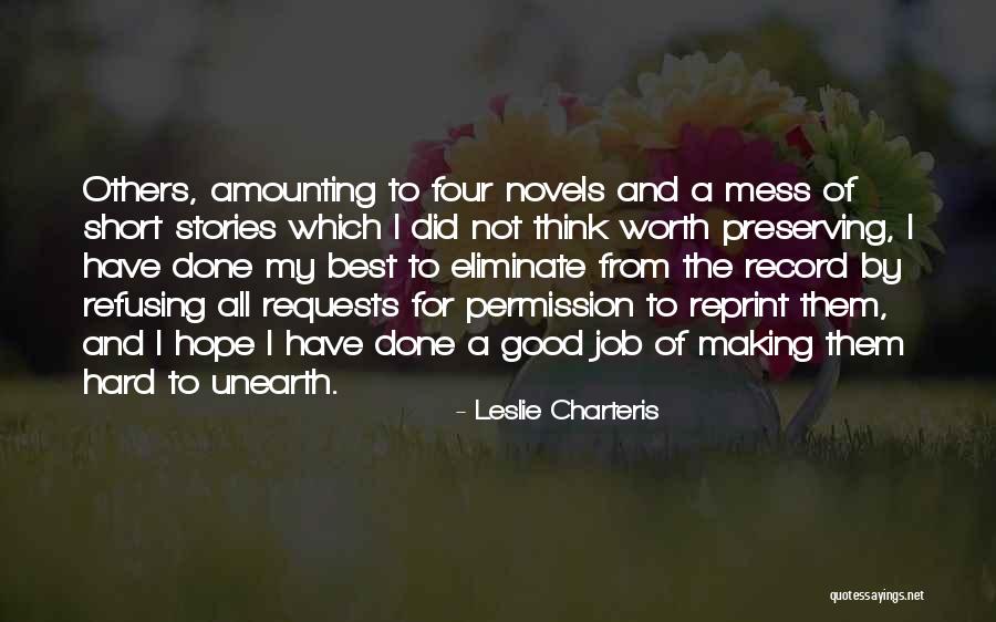 Leslie Charteris Quotes 2055597 Leslie Charteris Quotes 2055597