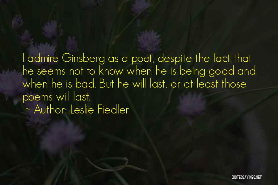 Leslie Fiedler Quotes 146082