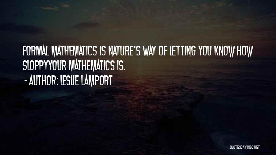 Leslie Lamport Quotes 950564