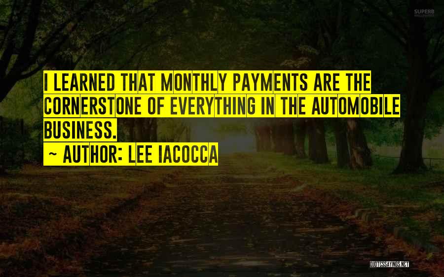 Lesperance Restaurant Quotes By Lee Iacocca