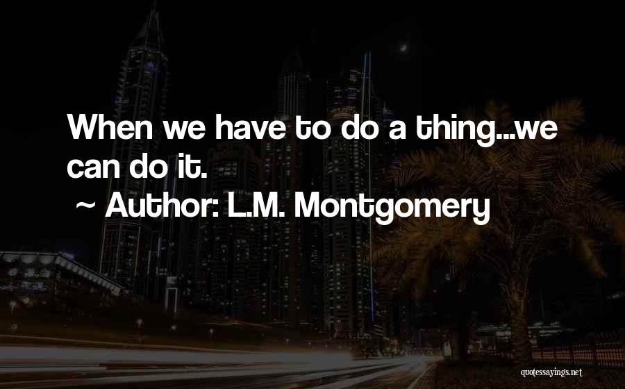 L'espoir Quotes By L.M. Montgomery