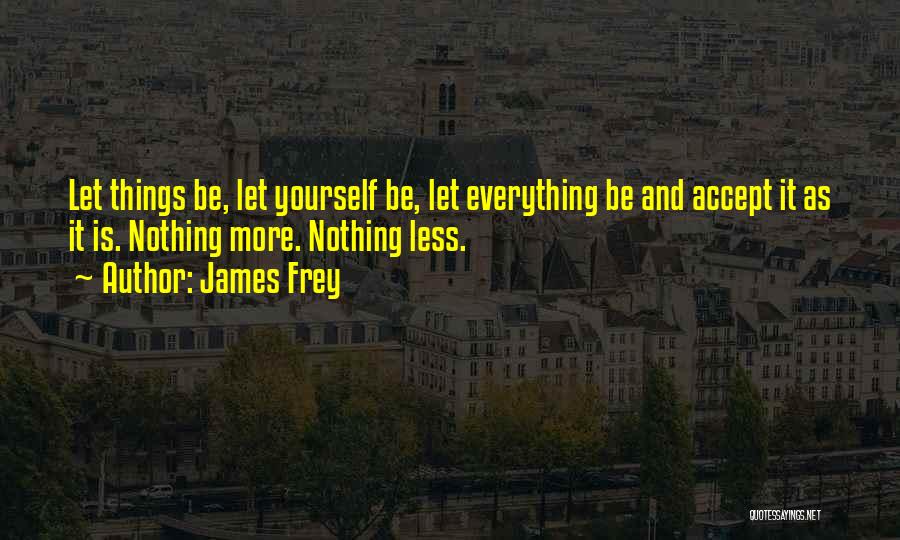 Less And More Quotes By James Frey