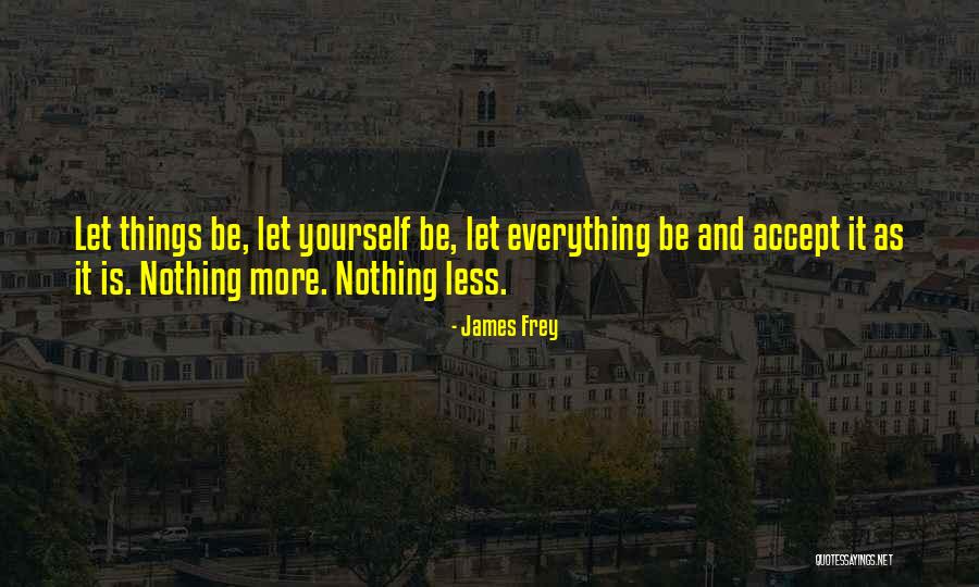 Less And More Quotes By James Frey