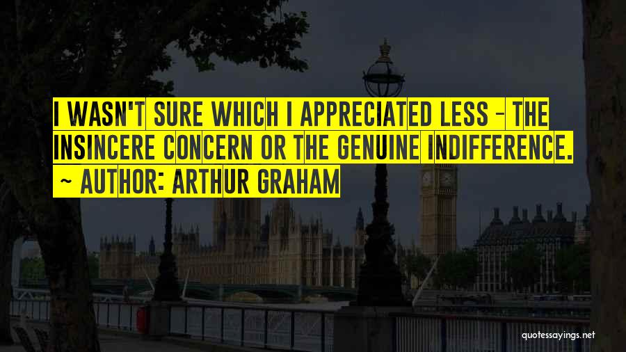 Less Appreciated Quotes By Arthur Graham