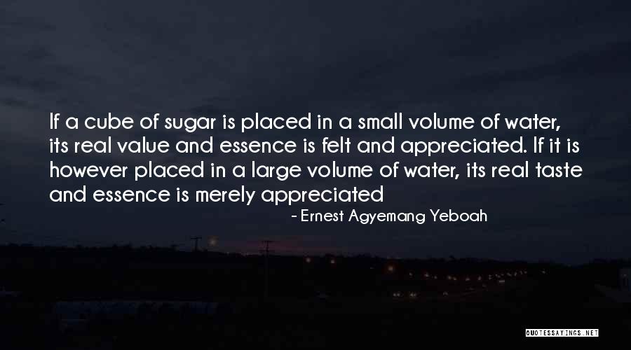 Less Appreciated Quotes By Ernest Agyemang Yeboah