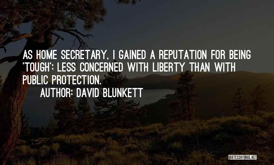 Less Concerned Quotes By David Blunkett