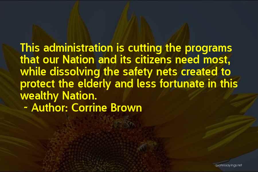 Less Fortunate Quotes By Corrine Brown