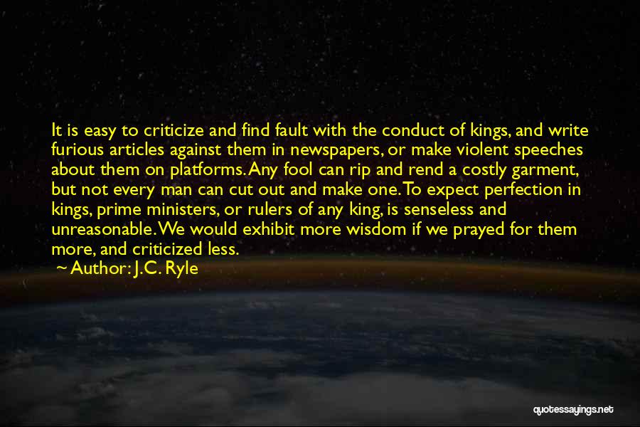 Less Is More Writing Quotes By J.C. Ryle