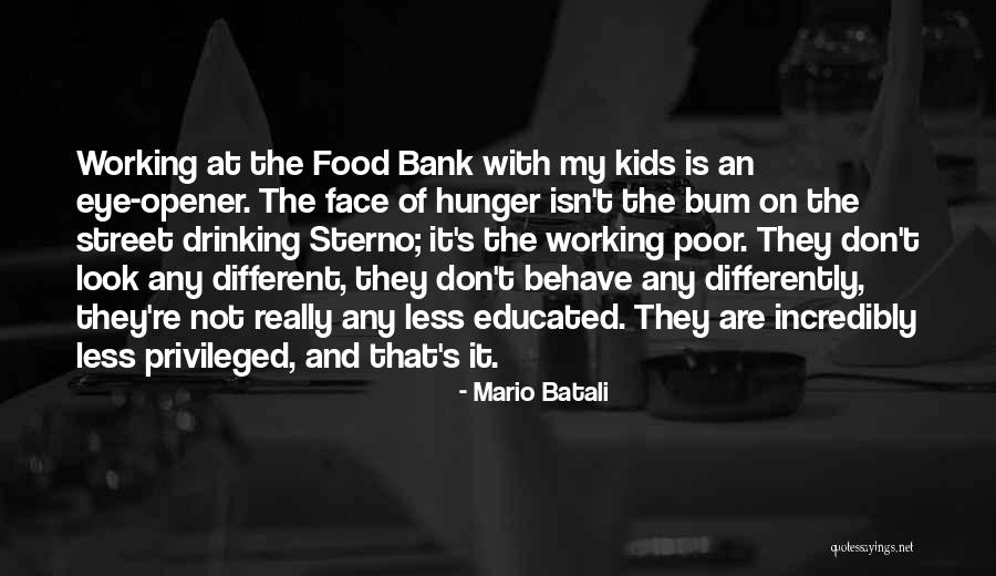 Less Privileged Quotes By Mario Batali Less Privileged Quotes By Mario Batali