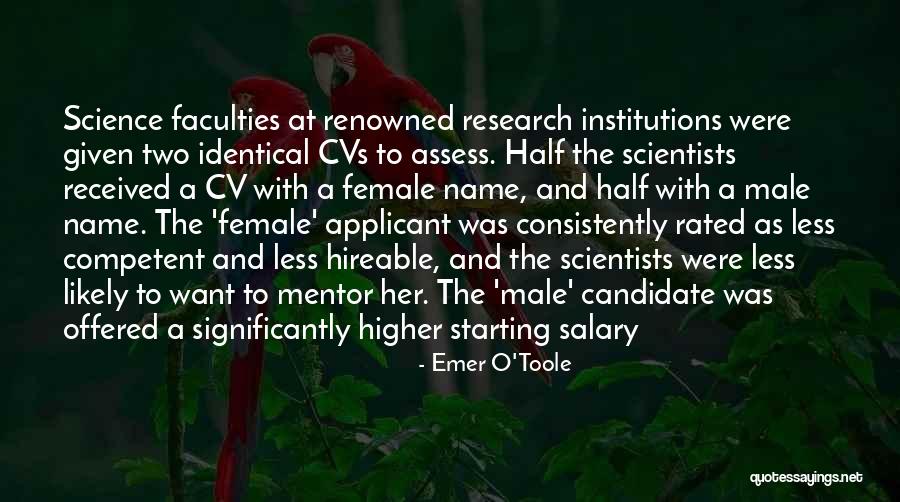 Less Salary Quotes By Emer O'Toole Less Salary Quotes By Emer O'Toole