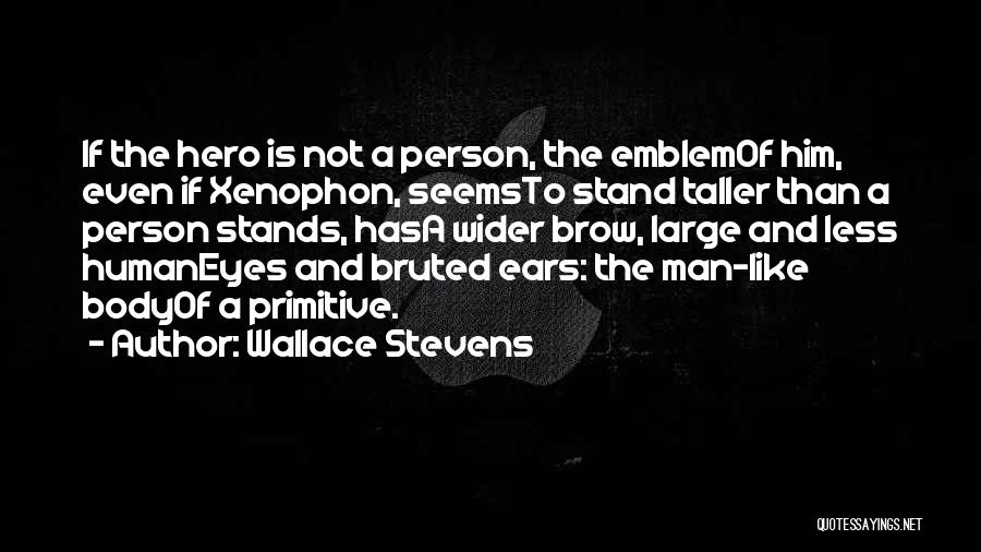 Less Than Hero Quotes By Wallace Stevens