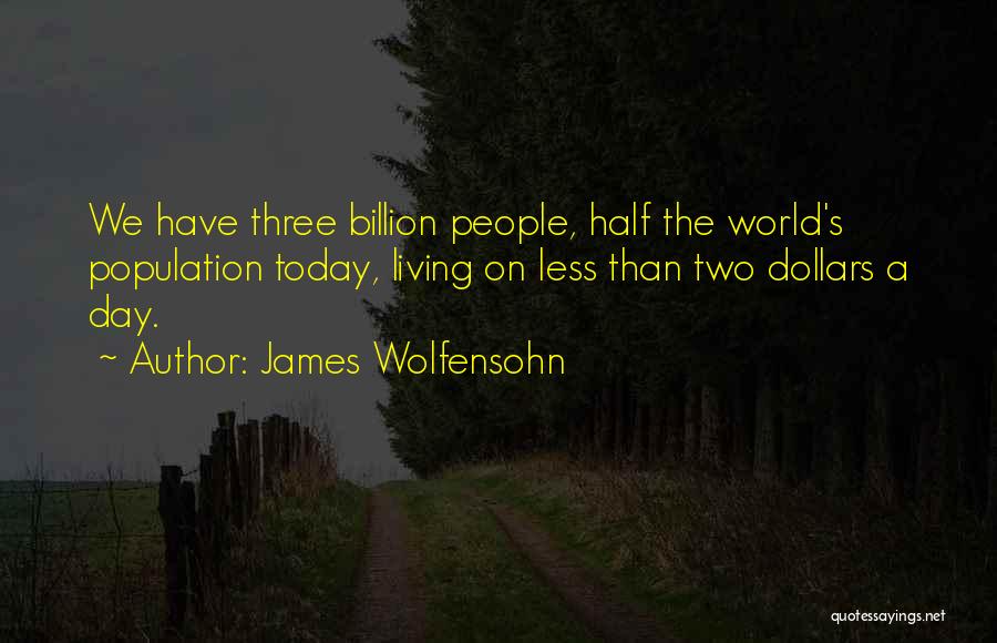 Less Than Three Quotes By James Wolfensohn