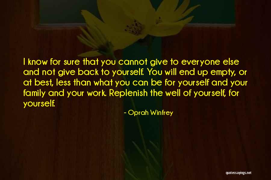 Less Than Your Best Quotes By Oprah Winfrey