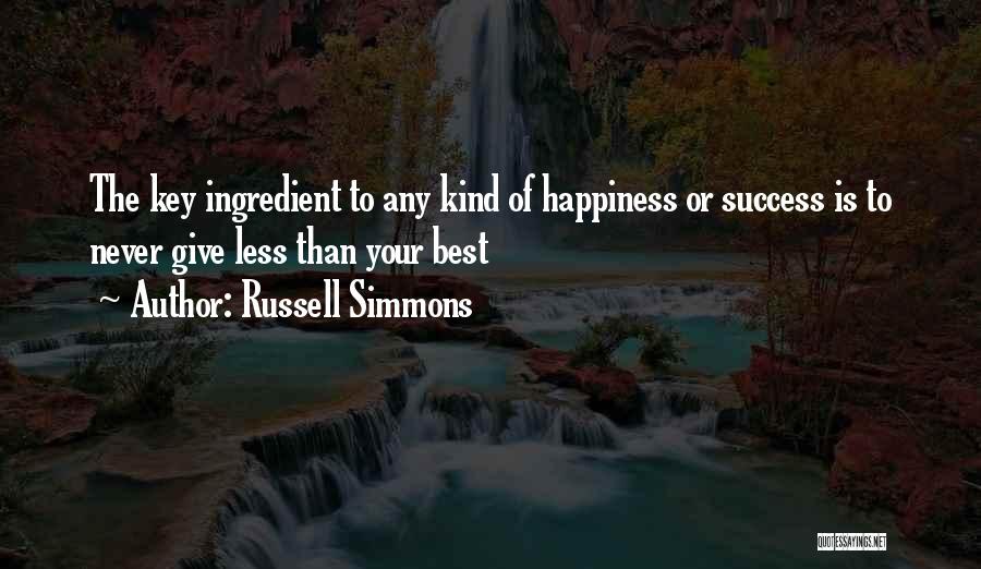 Less Than Your Best Quotes By Russell Simmons